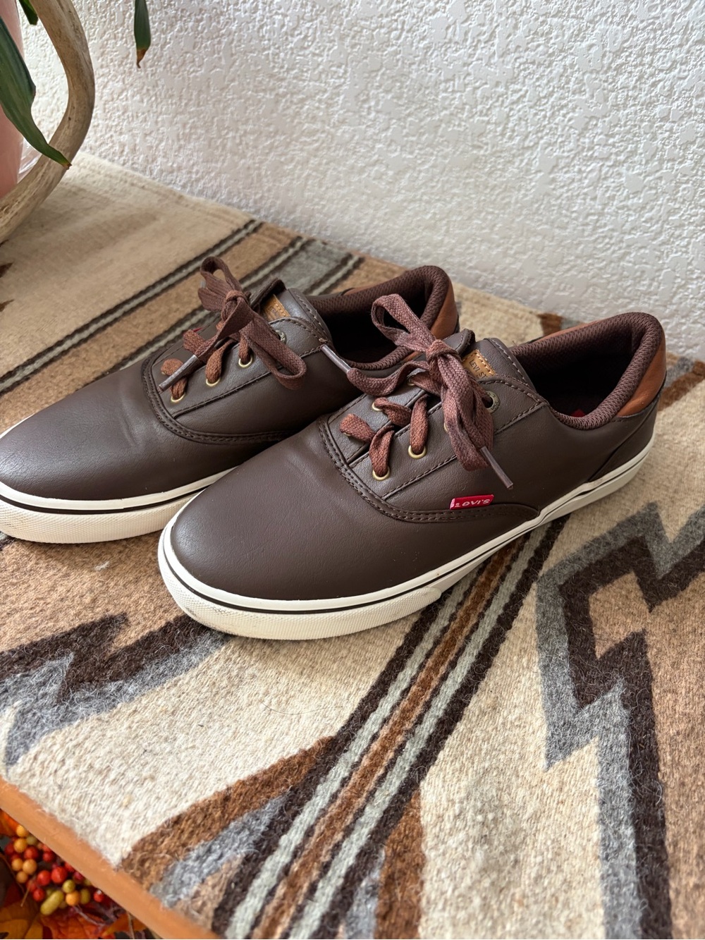 Levi's youth Chocolate Brown Low-Top Sneakers
